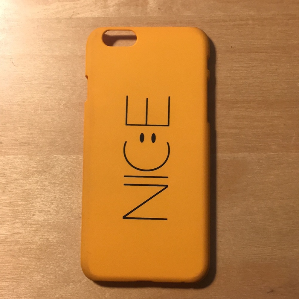 Yellow phone case